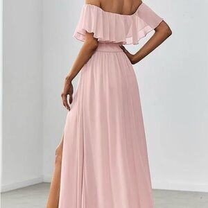 Ever Pretty Strapless Blush Pink Gown